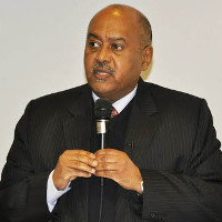 Mehreteab Mulugeta Haile, Generalkonsul der Demokratischen Volksrepublik Äthiopien, Frankfurt. 