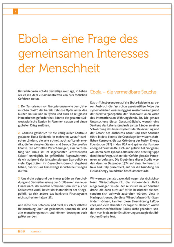 FUSION-Ausgabe 02/2014 - INHALT 1