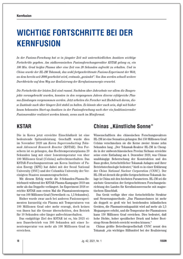 FUSION-Ausgabe 01/2021 - INHALT 2