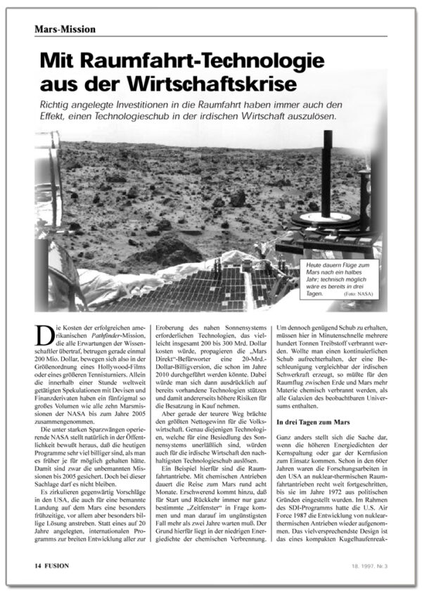 FUSION-Ausgabe 03/1997 - INHALT 2