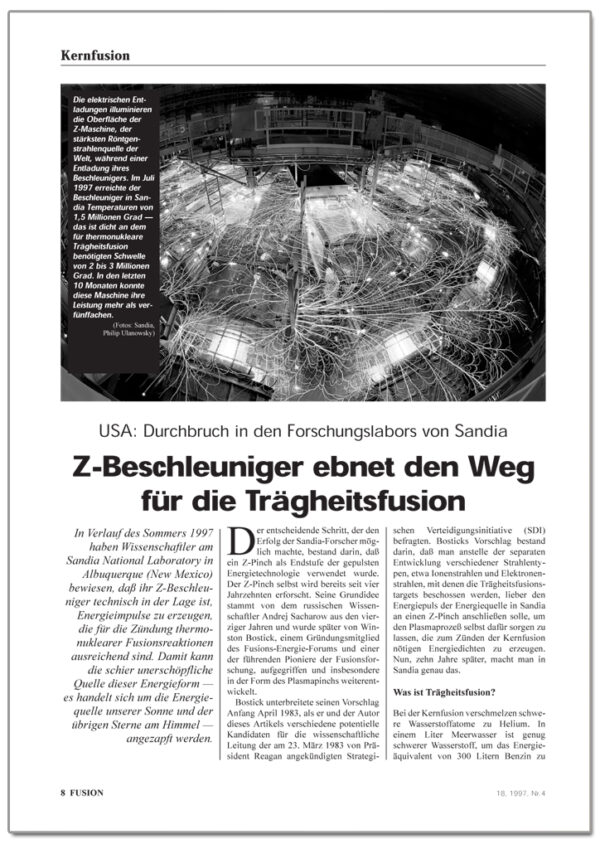 FUSION-Ausgabe 04/1997 - INHALT 3