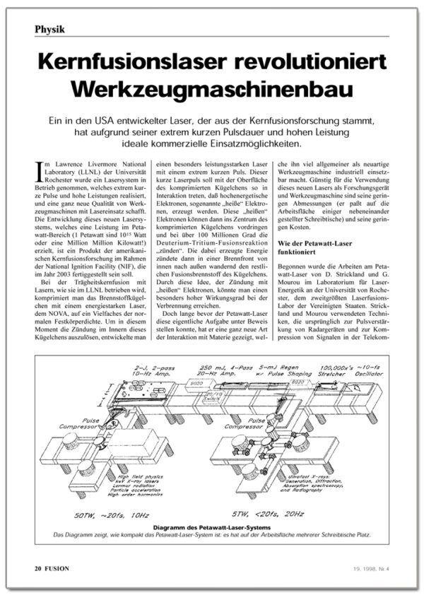 FUSION-Ausgabe 04/1998 - INHALT 3