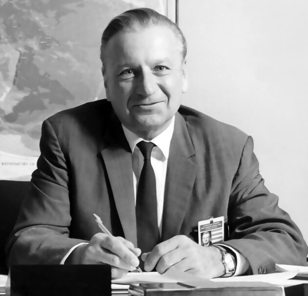 Der Raumfahrtvisionär und -pionier Krafft Ehricke (1917–1984).