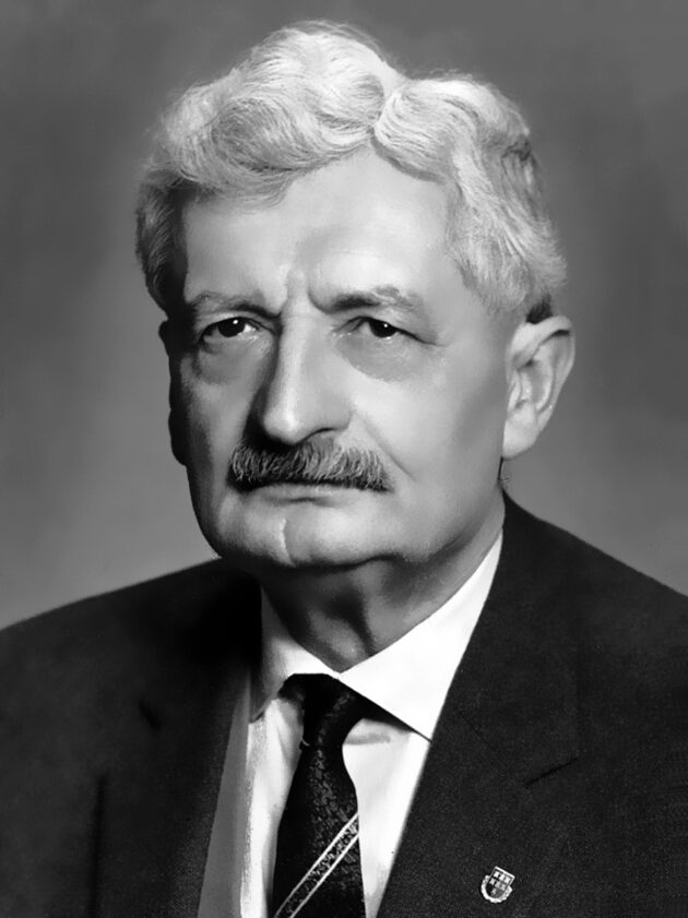 Hermann Oberth, der Vater der Raumfahrt (1894–1989).