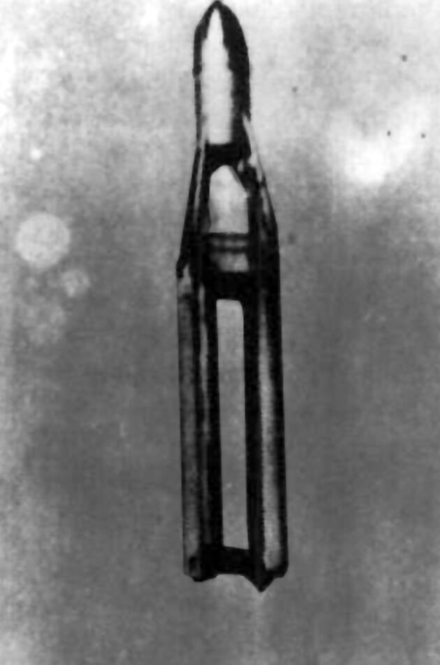 Ein Vierstab-Repulsor im Flug. Bild: National Air and Space Museum, Rolf Engel Collection, Smithsonian Institution, A-3919
